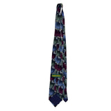 J. Garcia Mens Multicolor Geometric 100% Silk Tie Hand Sewn In U.S.A. Art-Inspir