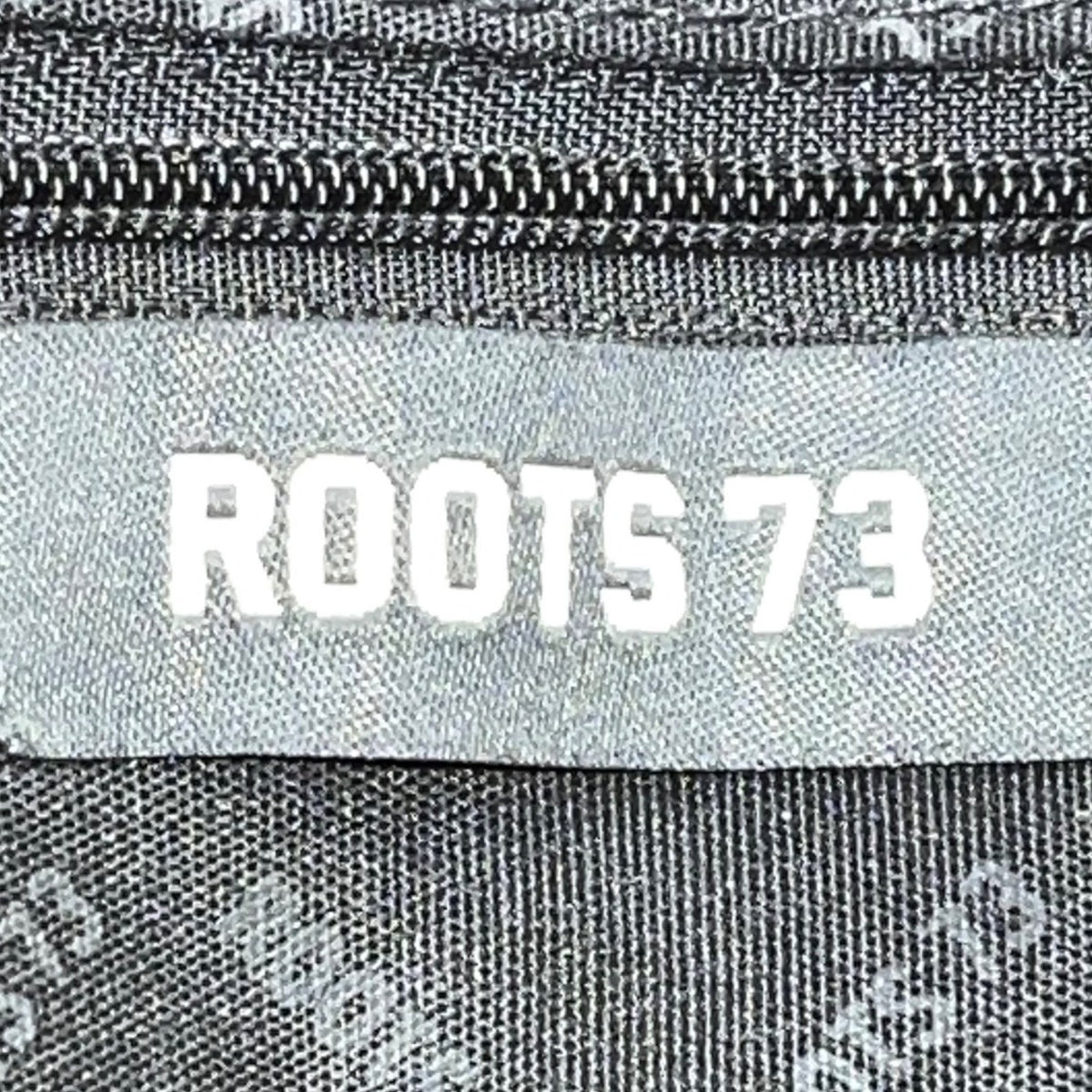 Roots 73 Women’s Black Nylon & Faux Leather With Front Zipper Pocket Tote Bag