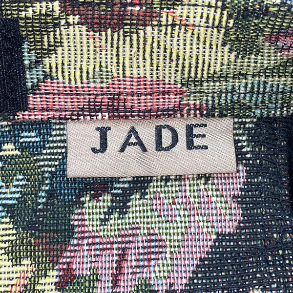 Jade Women’s Green Multicolor Fabric Floral Tapestry W Coin Pouch Shoulder Tote 