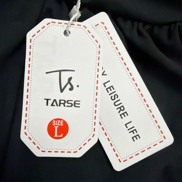 Tarse Womens Black Wide-Leg High-Waist Lounge Pants Size L