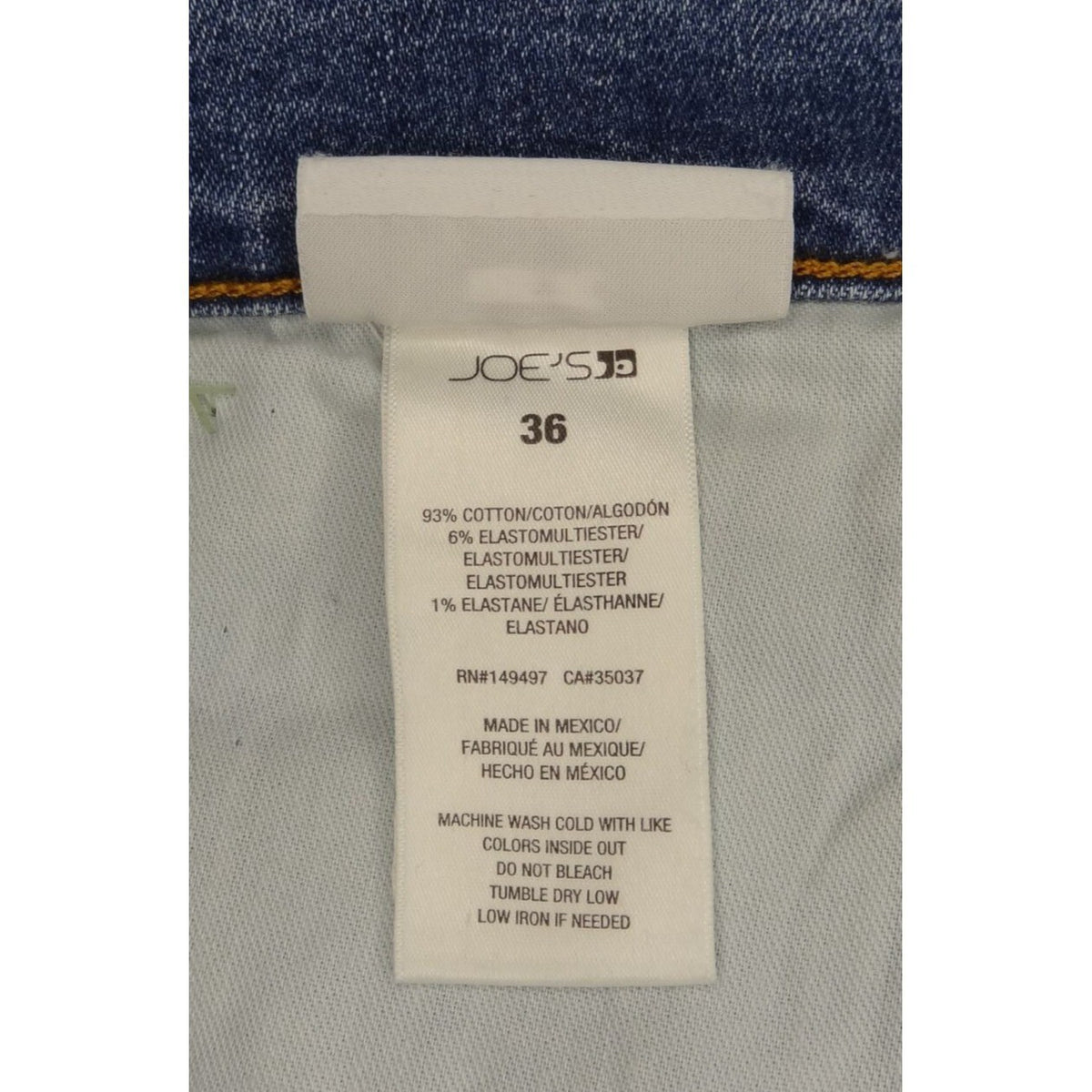 Joe's Men's Blue The Dean Jeans Sz 36 (EUR 52) - NWT