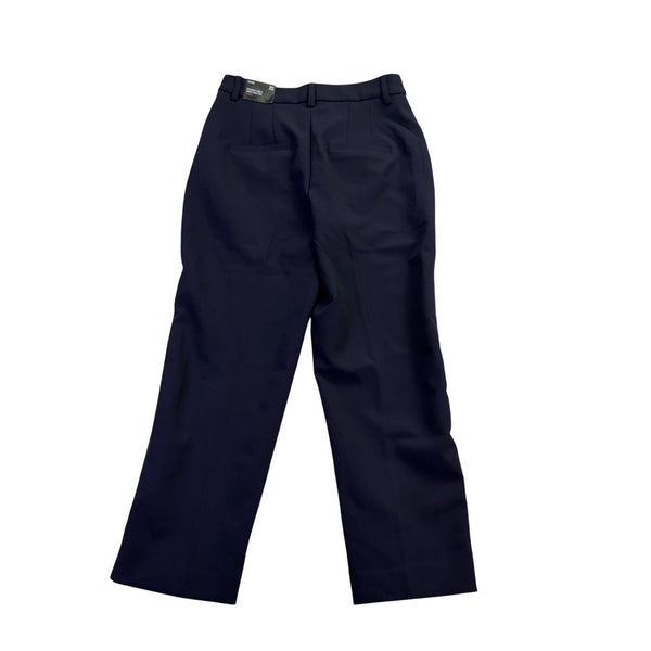 Express Womens Blue Straight-Leg Editor Pants Size 2S