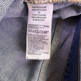 Gap Womens Blue Denim High-Waisted Distressed Button-Fly Shorts Size 28 Regular