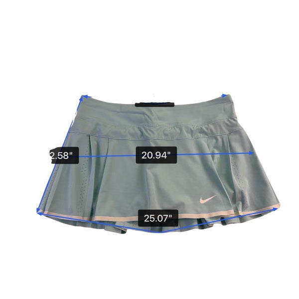 Nike Womens Light Blue Dri-Fit Athletic Performance Skort Size L