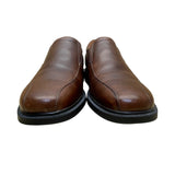 Rockport Men’s Brown Leather Leader 2 Bike Toe Slip-On Dress Shoes Size 11.5