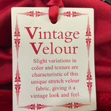 Pajamagram Womens Red Velour Long Sleeve Top S Soft Elegant Comfortable New