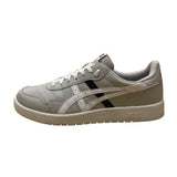 Asics Men’s Gray & White Leather Lace Up Logo Accent  Athletic Sneakers Size 13