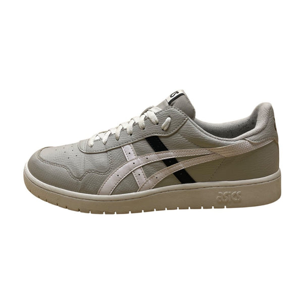 Asics Men’s Gray & White Leather Lace Up Logo Accent  Athletic Sneakers Size 13