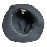Nordstrom  Black Wool With Feather & Sequin Detail Womens Cloche Hat