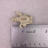 Lenox Holiday Snowman Brooch Pin Ivory Porcelain Gold Collectible