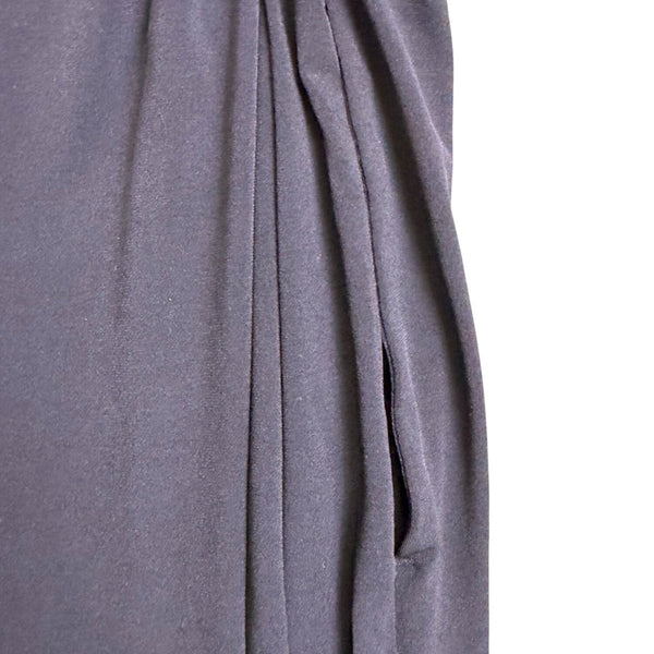 Chicos Womens Black Faux-Wrap Tie-Belt Jumpsuit Size 2 (12/14 )