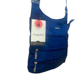 Baggallini Women’s Blue Nylon RFID-Blocking Adjustable Strap Crossbody Bag