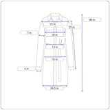XSL Women’s Green Zip Up pockets Button Arm Dress