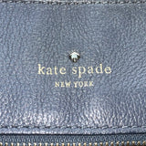 Kate Spade Women’s Gray Leather Adjustable Strap Front Zip Pocket Crossbody Bag