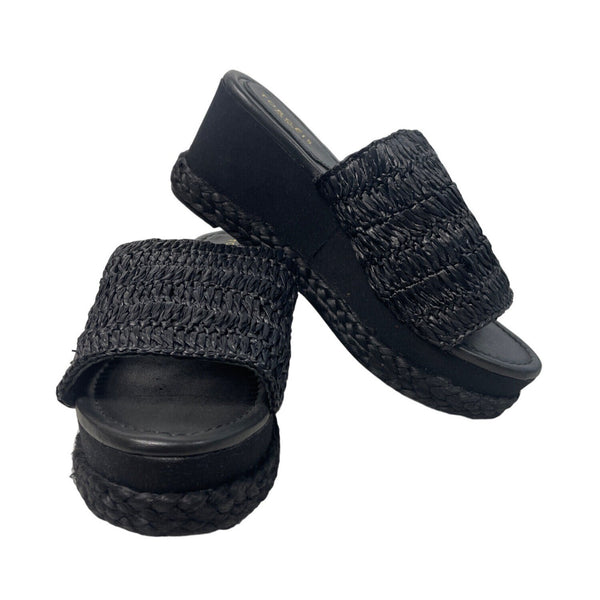 Torgeis Women's Black Platform Sandals Sz 10 (EU 42) NWB
