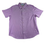 Tommy Bahama Men’s Solid Purple Short Sleeve Button-Up Shirt Sz XL