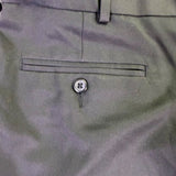 George Mens Black Pleated & Straight Leg Fit Dress Pants Size 36X32 