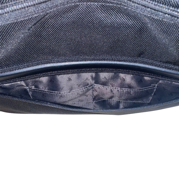 Tumi Men’s Black Ballistic Nylon Zipper Closure Briefcase 2 Way Laptop Bag