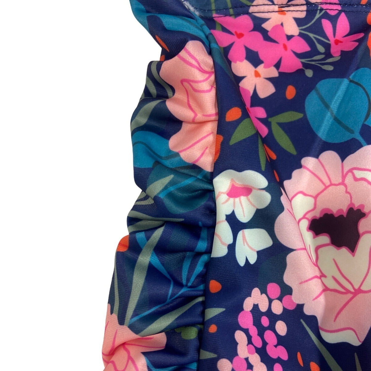 7am-7am Women's Multicolored One Piece Floral Swimsuit Sz M