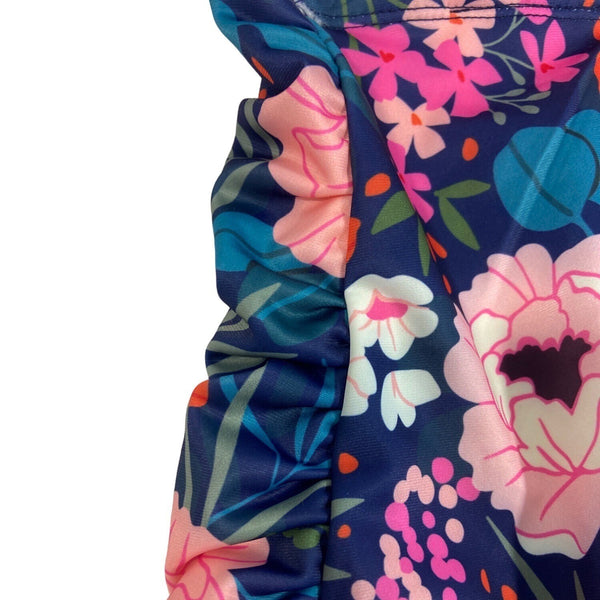 7am-7am Women's Multicolored One Piece Floral Swimsuit Sz M