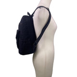 Vera Bradley Women’s Black Quilted Fabric With Multiple Pockets Backpack Size M