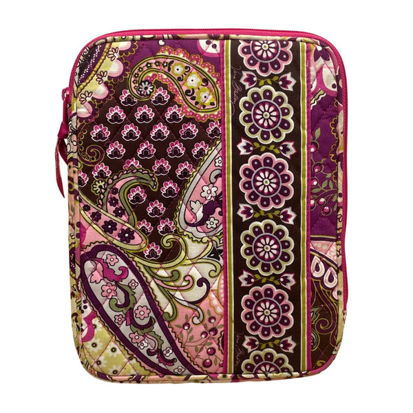 Vera Bradley Women’s Multi Quilted Paisley Floral Zip Laptop Tablet Sleeve Case