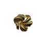 Vintage Gold Tone Ribbon Brooch Pin