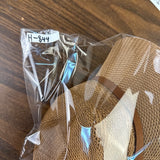 Treasure & Bond Womens Brown Straw Wide Brim Hat Decorative Band Accents