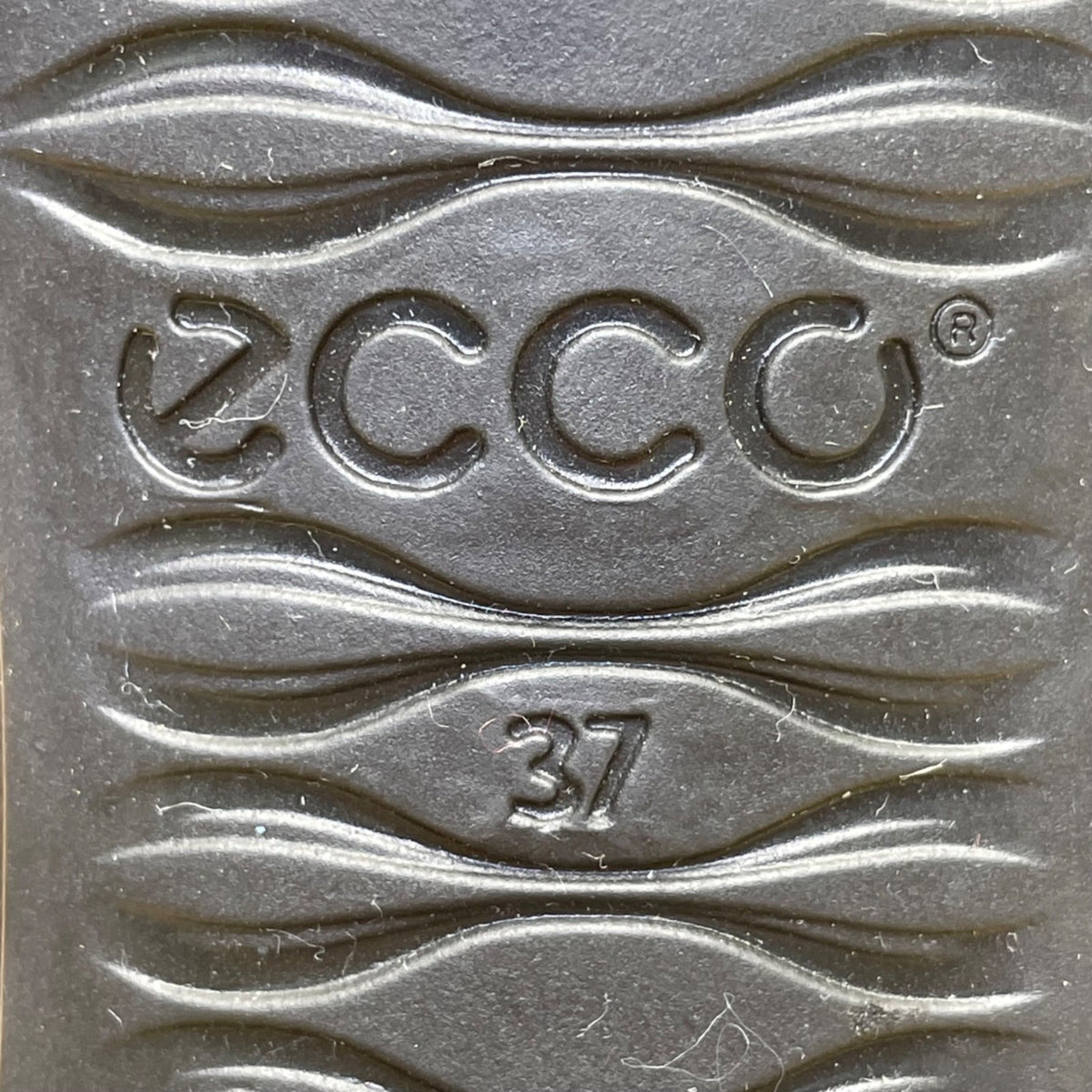 Ecco Women’s Black Leather Flower Accent Open-Toe Mule Sandals Size 37