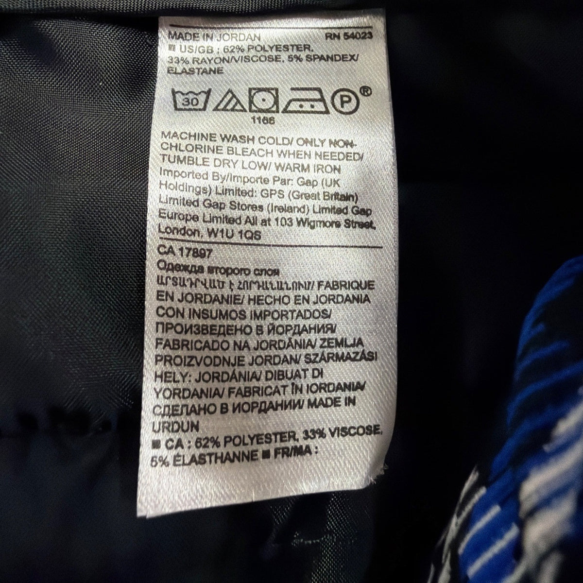 Banana Republic Womens Blue Black Plaid Pants Suit - Blazer & Slim Fit Sz 4 & 6