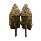 Kardashian Kollection Women’s Leopard Print Los Angeles High Heel Pumps Size 8M