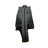 Women’s Dark Blue Genuine Leather Adjustable Straps With Zipper Backpack Size S