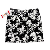 S.C.&Co. Womens Black & White Floral Print Skirt Size M