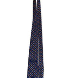 Vintage Brooks Brothers Mens Blue Yellow Red All Silk Handmade Pattern Neck Tie