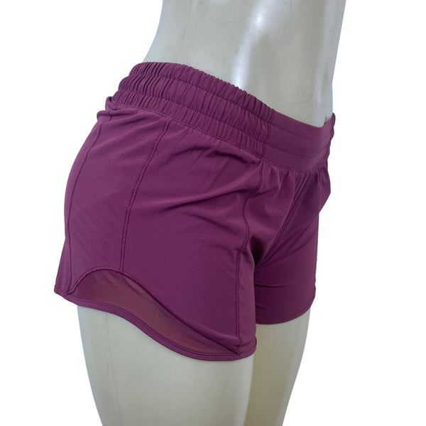 Lululemon Women's Purple Swift Ultra High-Rise Athletic Shorts 2-Inch Sz 4 Tall