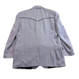 Circle S Mens Gray Wool Blend Western Suit Jacket & Pants Midweight Size 50R