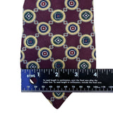 Tommy Hilfiger Mens Multi-Color 100% Italian Silk Patterned Ties