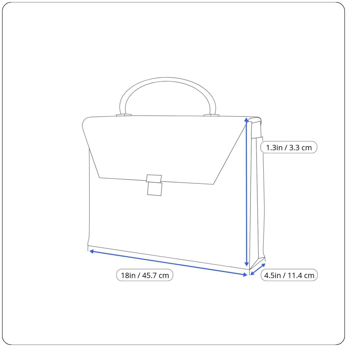 Solid Brass Black Genuine Bonded Leather Password Lock Executive Briefcase