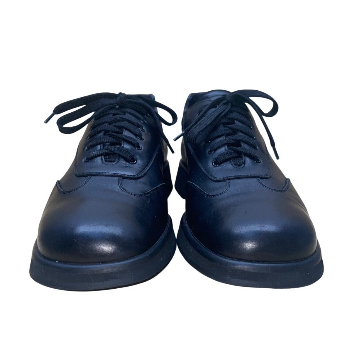 Salvatore Ferragamo Florence Men’s Black Leather Lace-Up Sport Shoes Size 12D