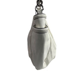 Simply Vera Women's White Ivory Shoulder Bag With Silver Tone Chain Strap Sz M