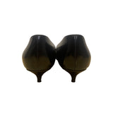 Jimmy Choo Women’s Black Patent Leather Chain Embellished Kitten Heels Size 41.5