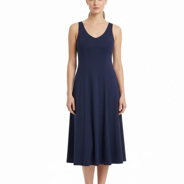 Cupshe Womens Navy Blue Sleeveless Midi Empire Waist Dress Sz S - New Picky Thrifter Cupshe Womens Navy Blue Sleeveless Midi Empire Waist Dress Sz S - New Picky Thrifter