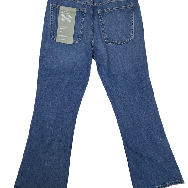 Everlane Mens Blue Denim Slouch Bootcut Jeans 30 Regular New