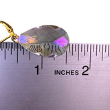 Joan Rivers Womens Gold Tone Iridescent Crystal Faceted Dangle Earrings