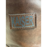 Kaiser Women Military Height Lace-up High top Belt Buckle Vintage Ankle Boots Sz