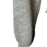 Tach Women’s Brown Cable Knit V-Neck Long Sleeve Bodysuit Sweater Sz S