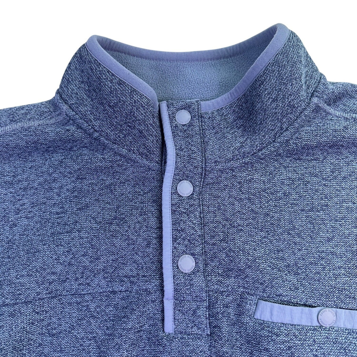 Eddie Bauer Mens Blue 1/4 Button Pullover Fleece Jacket Size XL