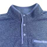 Eddie Bauer Mens Blue 1/4 Button Pullover Fleece Jacket Size XL