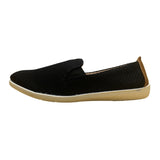 LifeStride Women’s Black Fabric Comfort Soft System Slip-On Shoes Size 7.5M