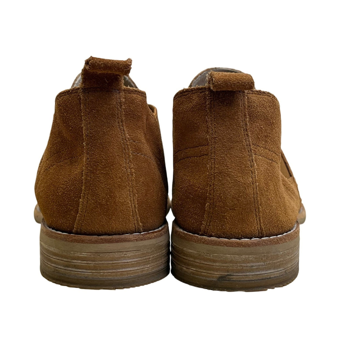Clark’s Women’s Tan Suede Edenvale Page Slip-On Ankle Boots Size 9M